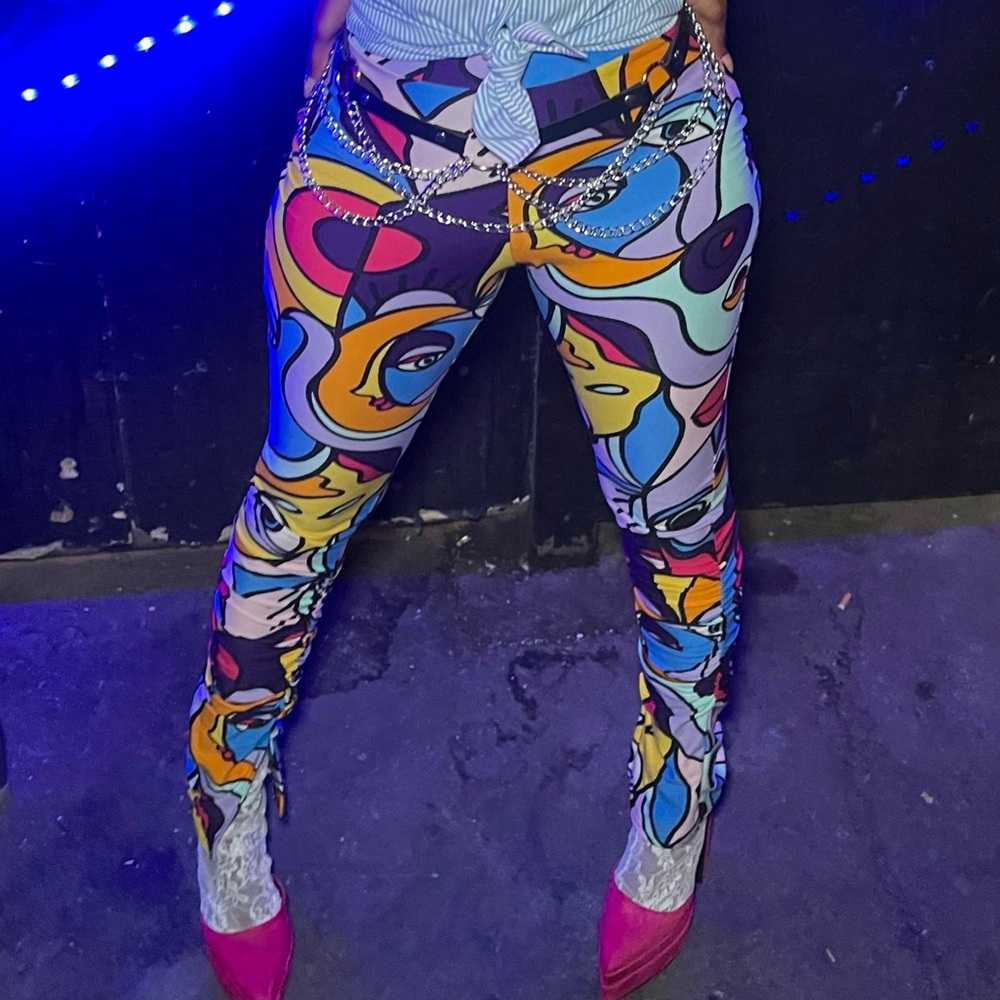 Multi color leggings